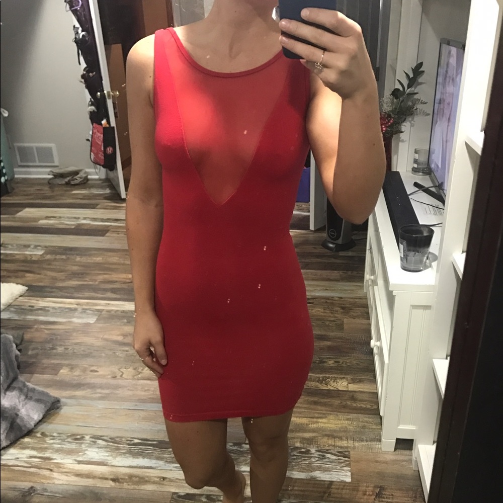 COPY - American Apparel red dress